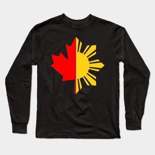 Filipino Canadian Long Sleeve T-Shirt